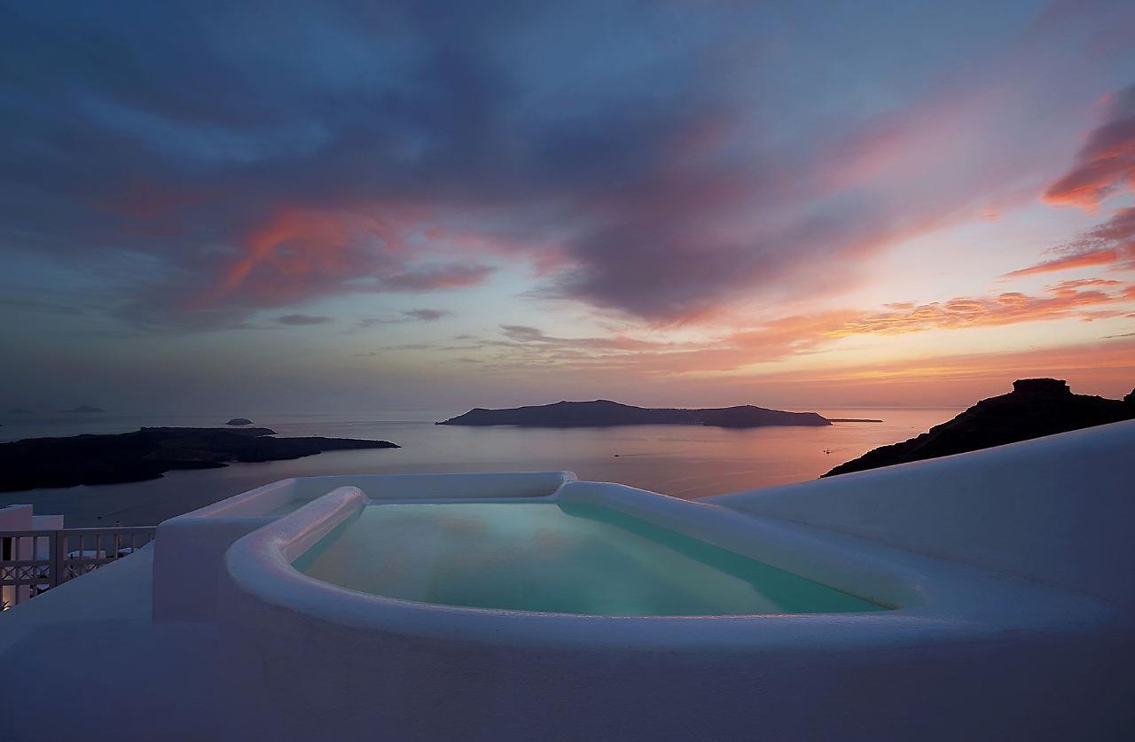 Mirabo Villas (Adults Only) Firostefani Bagian luar foto