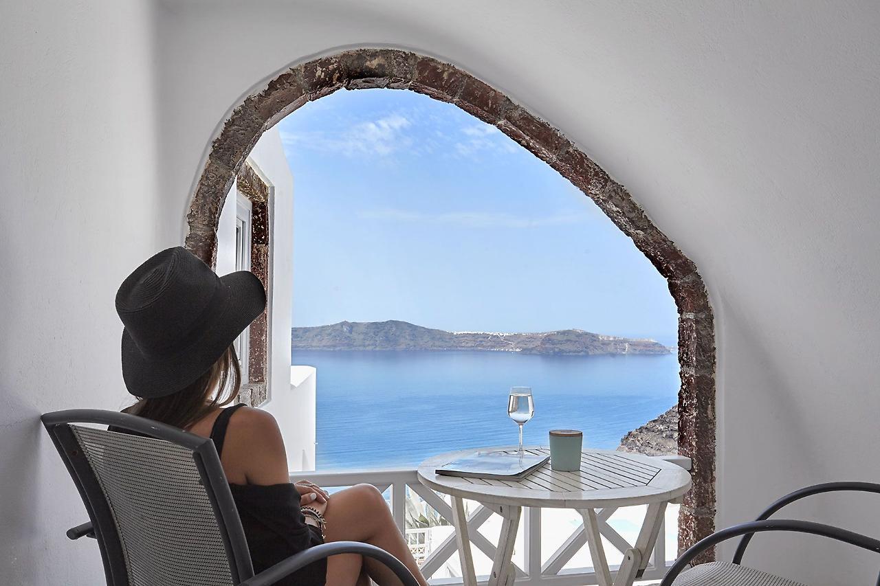 Mirabo Villas (Adults Only) Firostefani Bagian luar foto